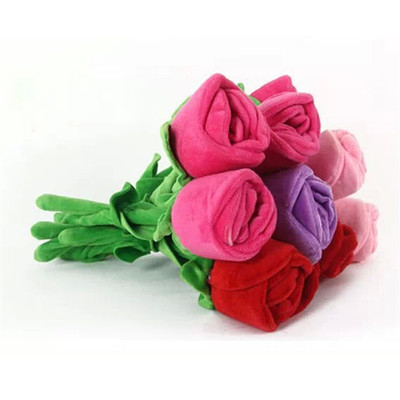 創(chuàng)意定制毛絨玩具 廣州工廠打造仿真玫瑰花玩偶，理想禮品與活動(dòng)宣傳首選